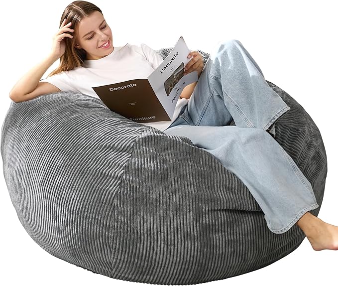 3.5FT Bean Bag Chairs Teardrop Bean Bag Chair - Image 9