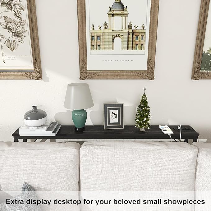 Tohomeor 5.9" Skinny Behind Sofa Console Table - Image 5