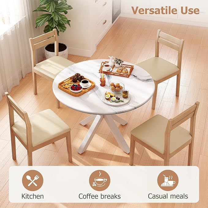 Round Dining Table, Small Round Table - Image 5
