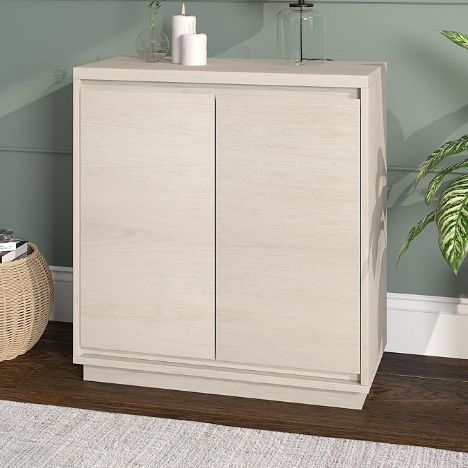Henn&Hart Presque Accent Cabinet, Alder White - Image 2