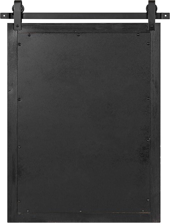 Kate and Laurel Cates Farmhouse Wood Framed Wall Mirror, 18 x 26, Barn - Image 5
