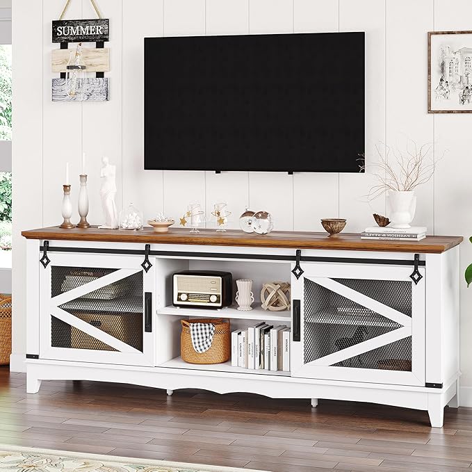IDEALHOUSE Modern TV Stands for Living Room, 65 Inch TV Stand Entertainment by IDEALHOUSE