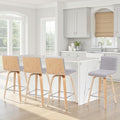 Vienna Modern Counter Height Swivel Bar Stool by ArmenLiving