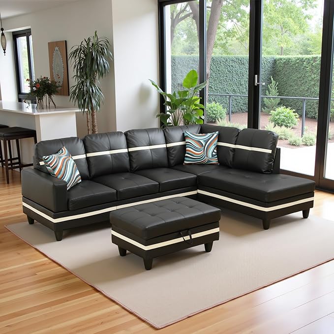 103.5" Oversized Sectional Couch, L Shaped Couch by LynginsCreativeLife