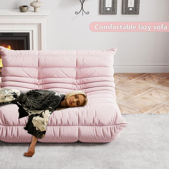 Bean Bag Chairs for Adults, Memory Foam Couch Loveseat Sofa Chair, Soft Teddy - Image 7
