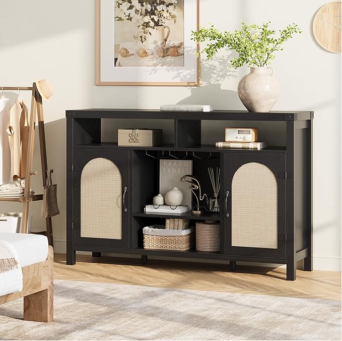 IDEALHOUSE Rattan Buffet Cabinet - Image 6