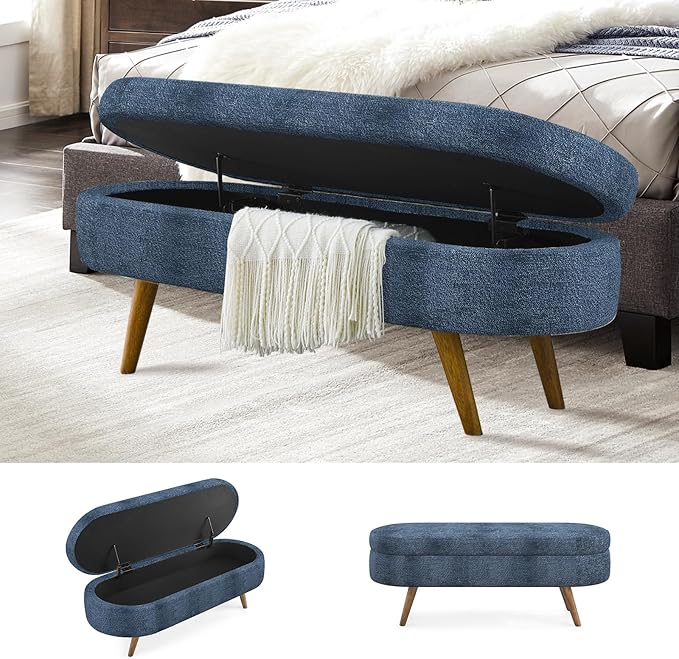 NicBex Ottoman Bench with Storage by NicBex