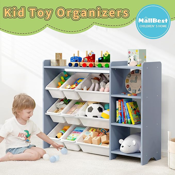 MallBest 4-Tier Kids' Toy Storage Organizer Shelf - Image 4