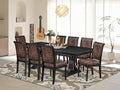LECY9-SBB-33 9-Piece Modern Dining Table Set Consists of a Dining Table and 8 by LuxebyEastWestFurniture