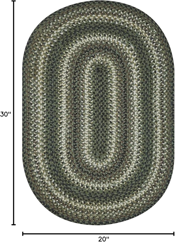 Homespice Pinecone Rustic Braided Rugs 20x30 - Image 2