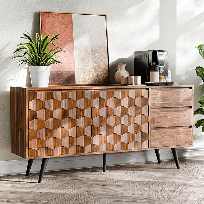 Bme Georgina Solid Wood Sideboard by Bme