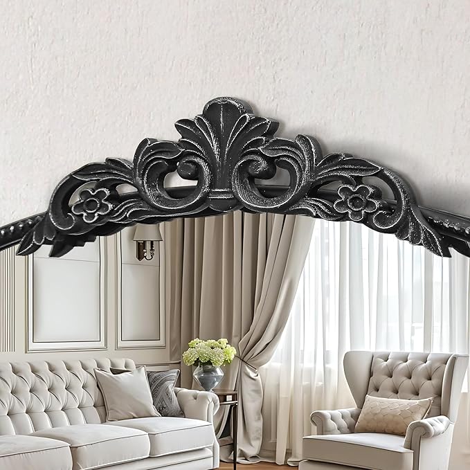 Micasso Black Vintage Mirror, Living Room - Image 3