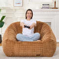 Bean Bag Chairs for Adults, Giant Beanbag Sofa Comfy Reading Chair, Oversized by Unknown