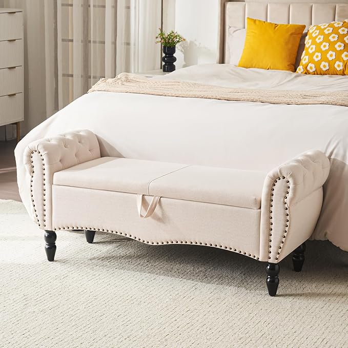 Furniliving Storage Ottoman Bench by FurnilivingFurnitureforHome