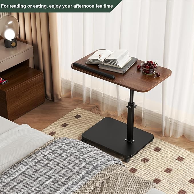 Adjustable Height C Shaped End Table - Image 4