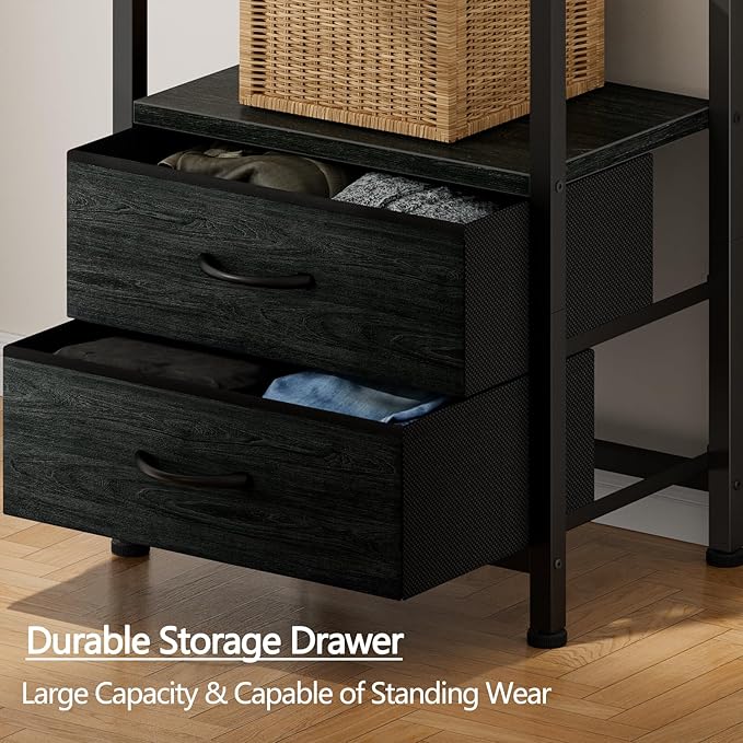 Furnulem 5-Tier Corner Shelf, Narrow Bookshelf - Image 7
