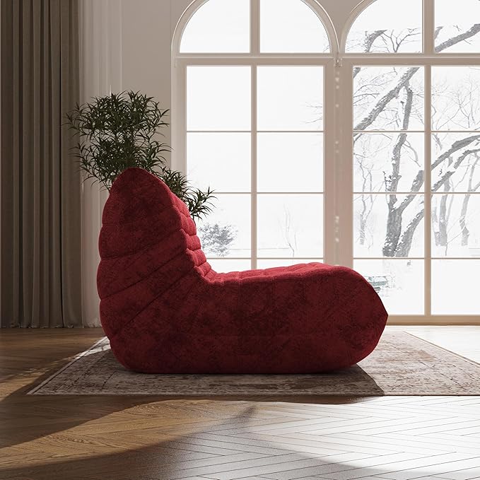 Bean Bag Chair, Loveseat Fireside Chair Bean Bag Sofa Large Bean Bag Chair - Image 7