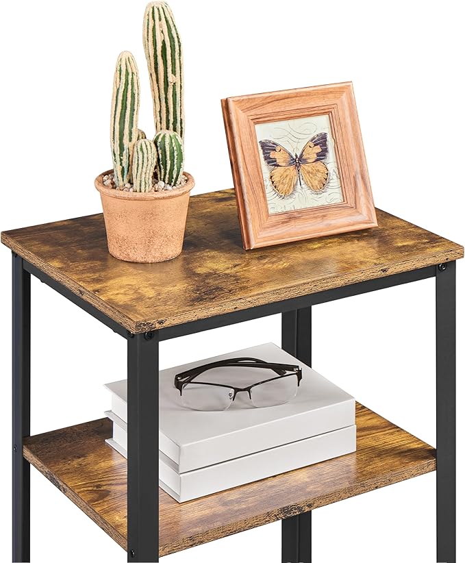 Yaheetech Large 3-Tier Tall End Table, 30 Inches High Side Table - Image 6