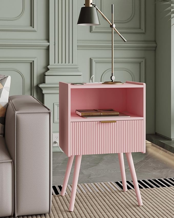 Nightstand, Modern Bedside Table - Image 5