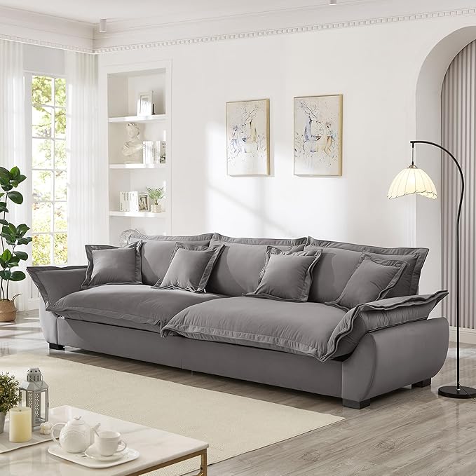 126 Inch Sailing Design Modular Sectional Cloud Sofa - Image 3