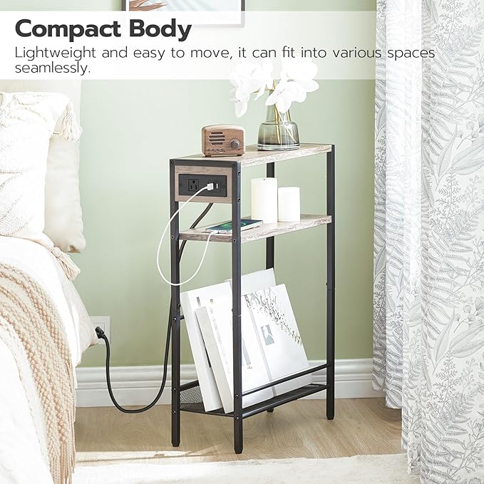 HOOBRO Small Narrow Side Table - Image 7