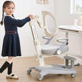 Ergonomic Kids Desk Chair with Footrest & Height-Adjustable Seat, Work & Dining by ERIYA