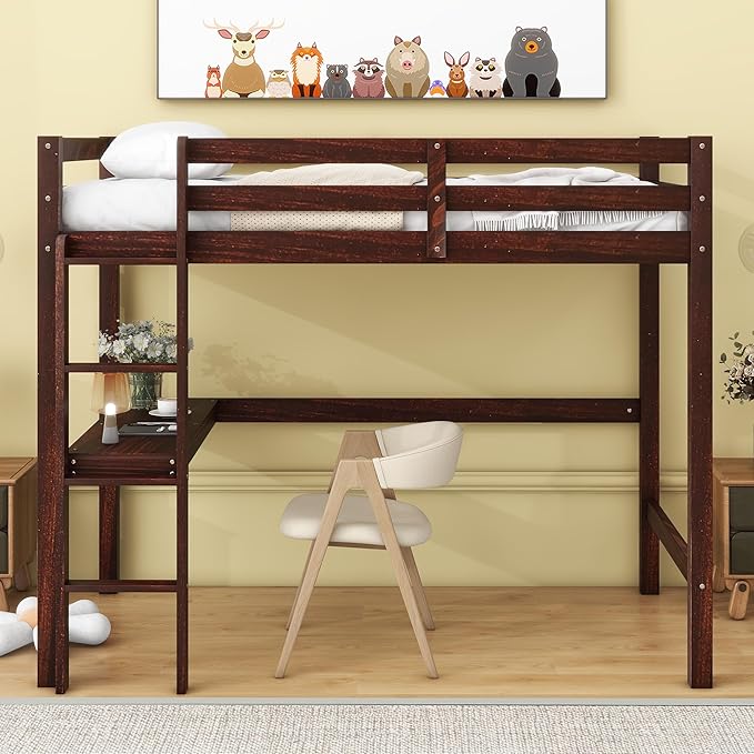 HomSof Modern Twin Loft Bed - Image 3