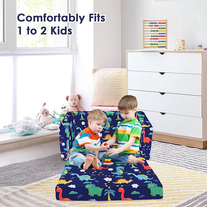 Kids Couch Convertible Sofa to Lounger - Image 5