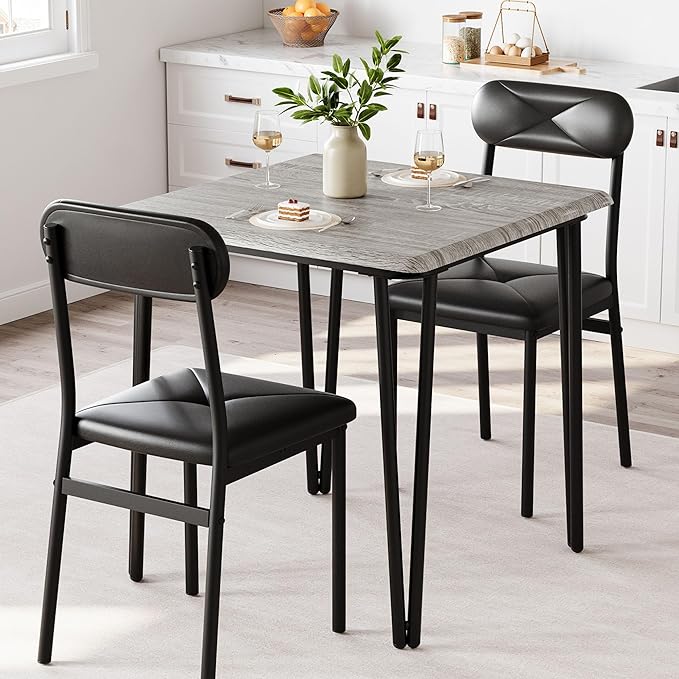 GarveeHome Dining Table Set for 2, Kitchen Table by GarveeHome