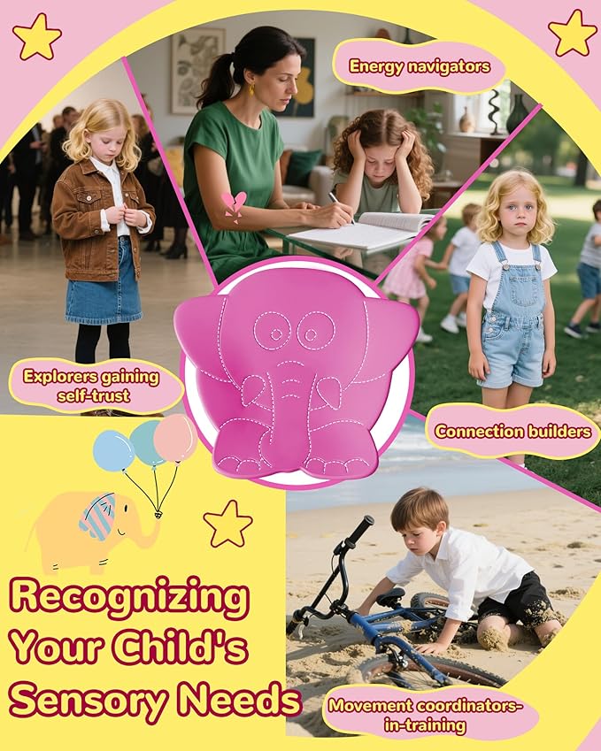21" L × 19" W Spinning Chair for Autistic Kids, Sensory Toys for Kids - Image 7