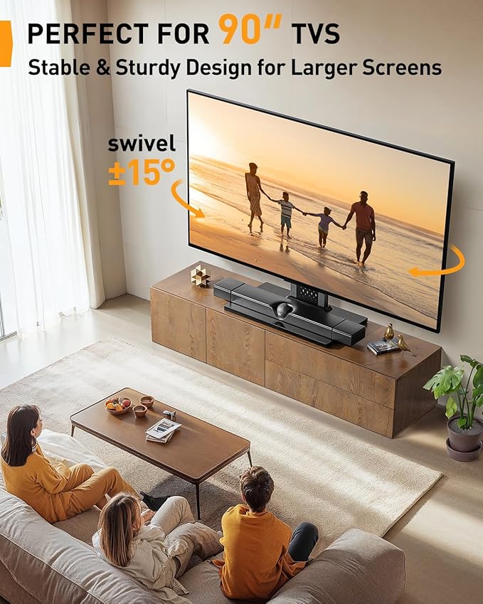 Perlegear Universal Swivel TV Stand - Image 2
