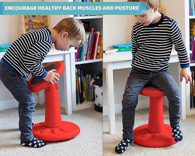 ActiveChairs Kids Wobble Stool, Flexible Seating - Image 4