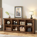 GarveeHome 8 Cube Storage Organizer Bookshelf, 3 Tier Farmhouse Horizontal by GarveeHome