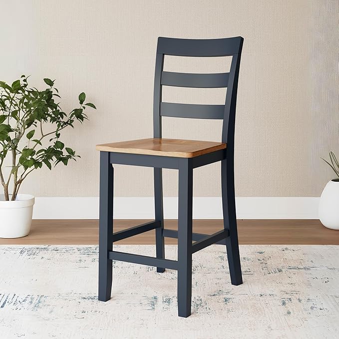 Signature Design by Ashley Gesthaven Solid Wood Frame Counter Height Barstool - Image 2