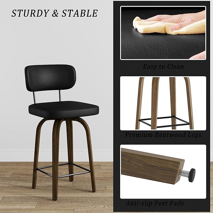 Swivel Counter Height Bar Stools - Image 6