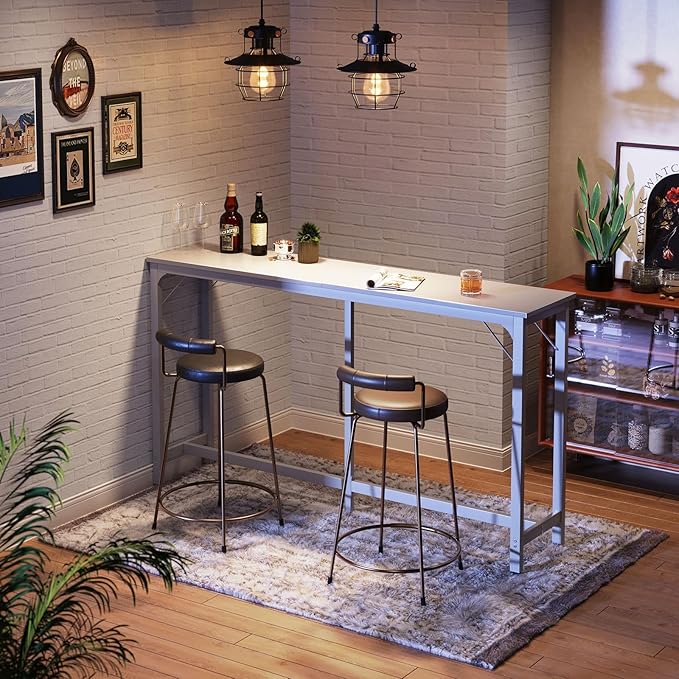 ODK 71 Inch Bar Table, Bar Height Pub Table, Counter Height Bar Table, - Image 4