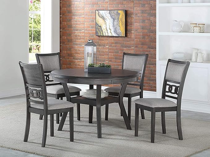 New Classic Furniture Gia 5-Piece Round Dining Set - Image 2