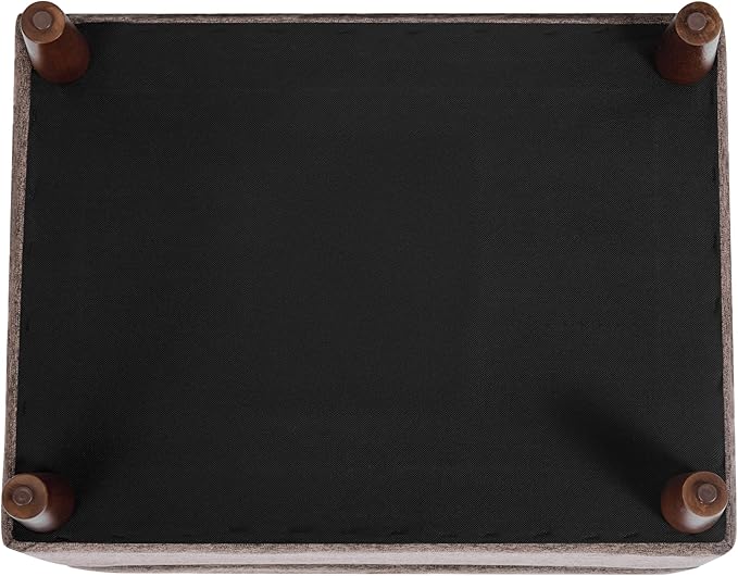 Home Decor | Dinah Collection Modern Storage Ottoman | Ottoman - Image 13
