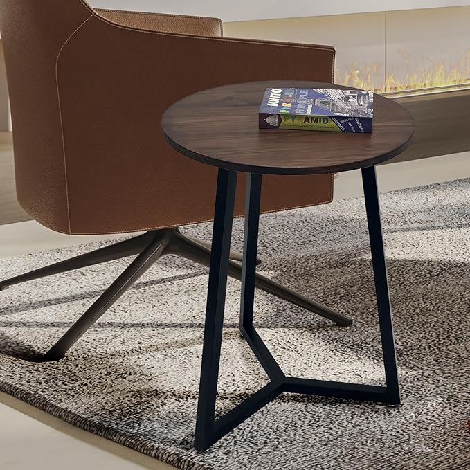 Round Table Legs 16 Inch Coffee Table Legs, Metal Table Base Black Iron Legs - Image 2