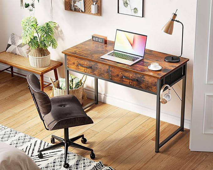 Casaottima 40 Inch Small Office Computer Desk - Image 6