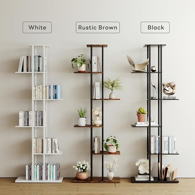 Bookshelf，Small Bookcase for Small Space，6-Tier Bookshelf for Living Room - Image 4