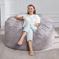 Hobestluk 4ft Bean Bag Chairs for Adults Large Beanbag Chair by YourHomeDeservesMore