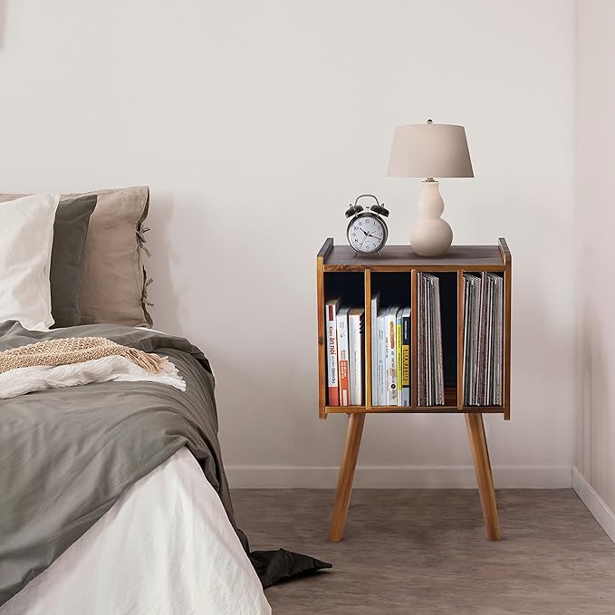 Wooden LP Record Player Stand - Image 6