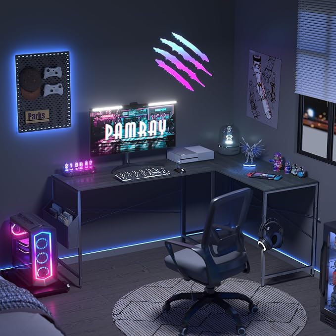 Pamray 47 Inch Computer Desk for Small Spaces - Image 6
