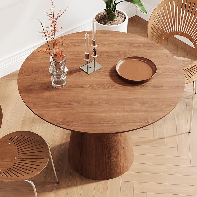 Round Dining Table for 4, Circle Dining Tables for Kitchen Living Room - Image 2