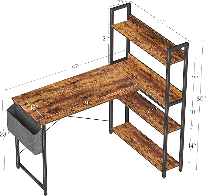 Treesland 47 Inch Computer Desk - Image 2