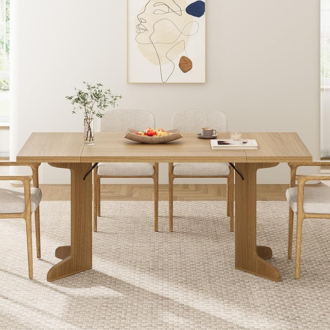 71" Dining Table for 6 to 8 People, Modern Dinner Table - Image 5