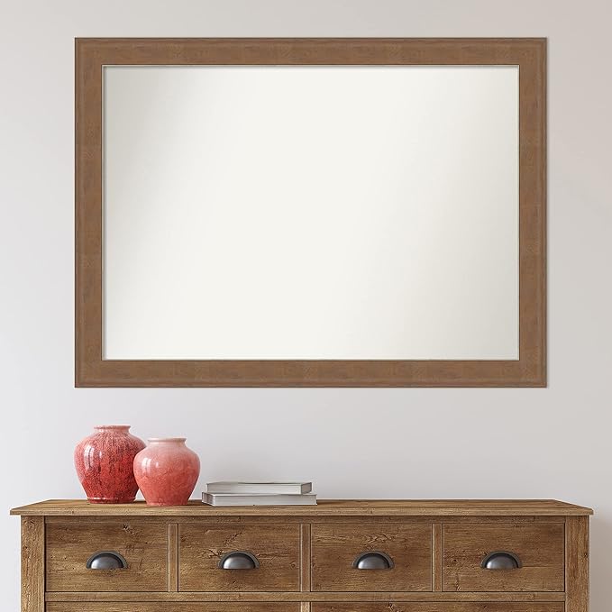 Amanti Art Brown Bathroom Mirror - Image 6