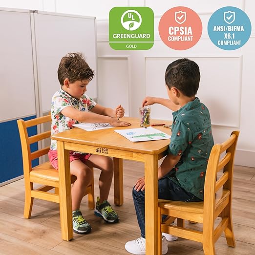 ECR4Kids Three Rung Ladderback Chair, 12in Seat Height, Classroom Seating - Image 7