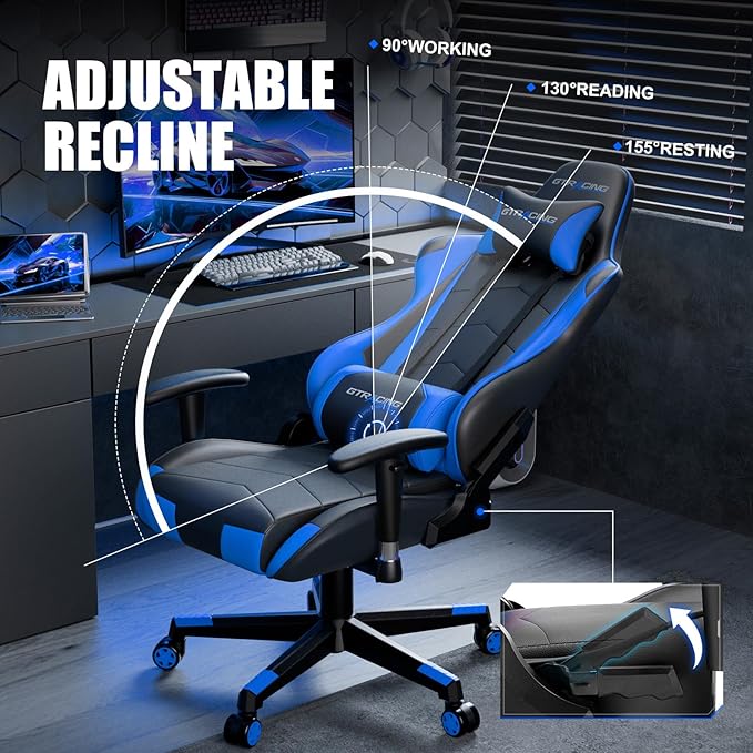 GTRACING Gaming Chair Racing Office Computer Ergonomic Video Game Chair - Image 6